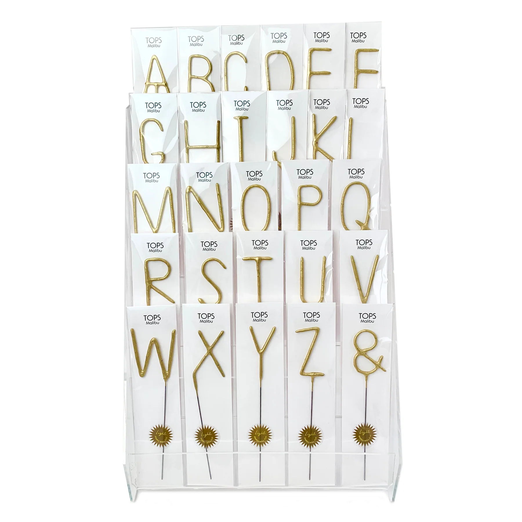 Big Golden Sparkler Letters - Image 3