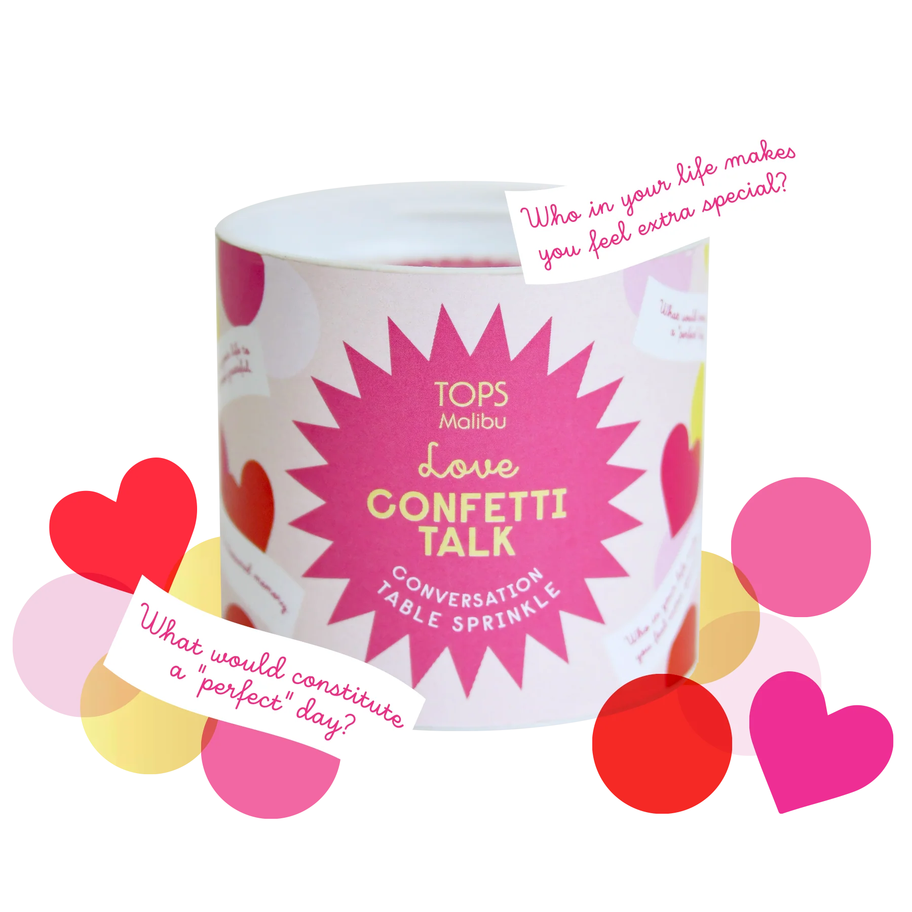 Confetti Talk Conversation Game - Love